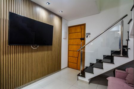 Sala de apartamento à venda com 2 quartos, 114m² em Vila Lucinda, Santo André