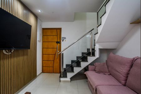 Sala de apartamento à venda com 2 quartos, 114m² em Vila Lucinda, Santo André