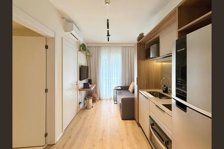 Apartamento à venda com 32m², 1 quarto e sem vagaCozinha 