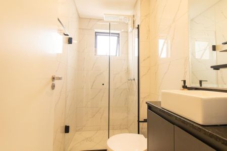 Banheiro Social de apartamento para alugar com 1 quarto, 39m² em Guaíra, Curitiba