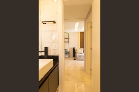 Banheiro Social de apartamento para alugar com 1 quarto, 39m² em Guaíra, Curitiba