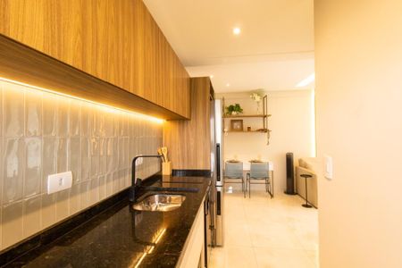 Apartamento para alugar com 39m², 1 quarto e 1 vaga Apartamento para alugar com 39m², 1 quarto e 1 vagaCozinha e Área de Serviço