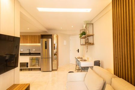 Sala de apartamento para alugar com 1 quarto, 39m² em Guaíra, Curitiba