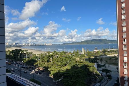Vista da Sala de apartamento para alugar com 2 quartos, 74m² em José Menino, Santos