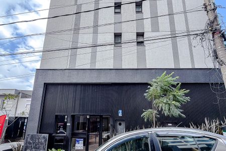Studio para alugar com 27m², 1 quarto e sem vagaFachada - Plaquinha