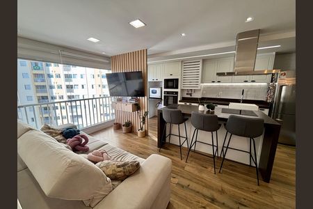 Sala de apartamento à venda com 3 quartos, 75m² em Ponte Grande, Guarulhos