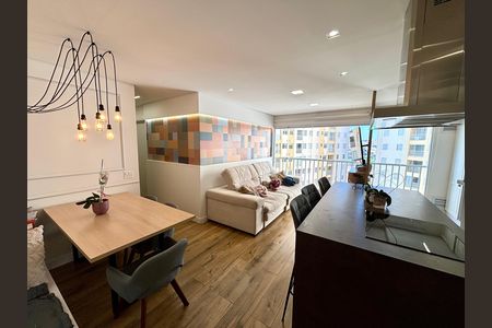 Sala de jantar de apartamento à venda com 3 quartos, 75m² em Ponte Grande, Guarulhos
