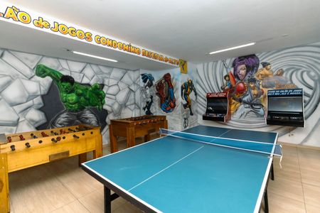 Apartamento à venda com 56m², 2 quartos e 1 vaga Apartamento à venda com 56m², 2 quartos e 1 vagaSala de Jogos