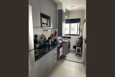 Cozinha de apartamento à venda com 2 quartos, 41m² em Jardim Concordia, Diadema
