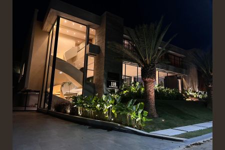Vista da Rua de casa de condomínio à venda com 5 quartos, 510m² em Alphaville Residencial Um, Barueri