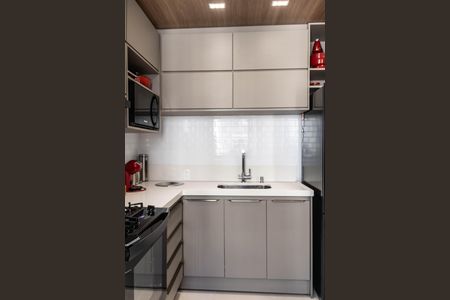 Cozinha de apartamento à venda com 2 quartos, 48m² em Palmeiras, Belo Horizonte
