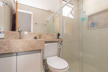 Banheiro da Suíte  de apartamento para alugar com 3 quartos, 68m² em Jardim Dulce (nova Veneza), Sumaré