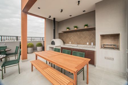 Apartamento à venda com 38m², 2 quartos e sem vagaÁrea comum - Churrasqueira