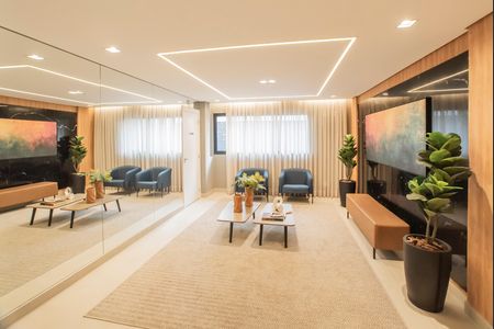 Apartamento à venda com 38m², 2 quartos e sem vagaHall social