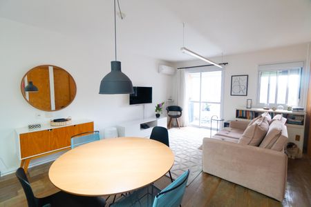 Sala de apartamento à venda com 1 quarto, 57m² em Jardim Prudência, São Paulo