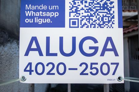 Casa para alugar com 50m², 1 quarto e 1 vaga Casa para alugar com 50m², 1 quarto e 1 vagaPlaca