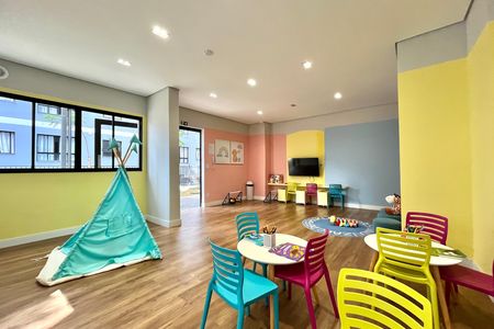 Apartamento para alugar com 27m², 1 quarto e sem vaga Apartamento para alugar com 27m², 1 quarto e sem vagaÁrea comum - Brinquedoteca