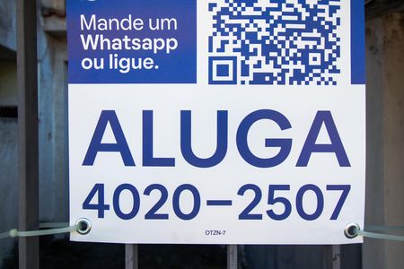 Casa para alugar com 50m², 1 quarto e 1 vaga Casa para alugar com 50m², 1 quarto e 1 vagaPlaca