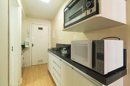 Studio para alugar com 28m², 1 quarto e sem vaga Studio para alugar com 28m², 1 quarto e sem vagaCozinha