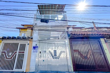 Casa para alugar com 65m², 1 quarto e sem vagaFachada com Plaquinha