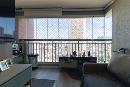 Varanda da Sala de apartamento à venda com 2 quartos, 54m² em Vila Nair, São Paulo