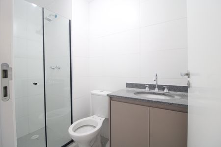 Banheiro comum de apartamento para alugar com 2 quartos, 50m² em Vila Lisboa, São Paulo