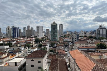 Vista da Sala de apartamento para alugar com 2 quartos, 80m² em Embaré, Santos