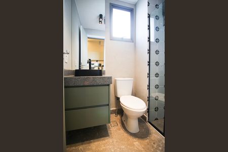 Studio para alugar com 28m², 1 quarto e sem vaga Studio para alugar com 28m², 1 quarto e sem vagaBanheiro