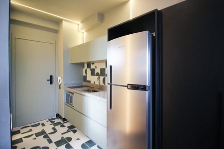 Studio para alugar com 28m², 1 quarto e sem vaga Studio para alugar com 28m², 1 quarto e sem vagaCozinha