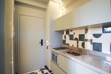 Studio para alugar com 28m², 1 quarto e sem vaga Studio para alugar com 28m², 1 quarto e sem vagaCozinha