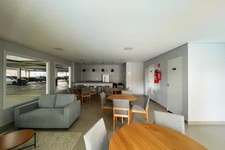 Apartamento para alugar com 45m², 2 quartos e 1 vagaÁrea comum - Salão de festas