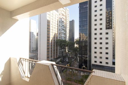 Varanda da Sala de apartamento para alugar com 4 quartos, 140m² em Batel, Curitiba