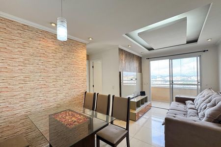 Sala de apartamento para alugar com 2 quartos, 56m² em Conjunto Residencial Pombeva, São Bernardo do Campo