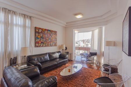 Sala 1 de apartamento à venda com 4 quartos, 143m² em Serra, Belo Horizonte
