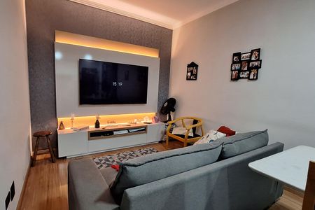 Sala de apartamento à venda com 2 quartos, 56m² em Jardim Progresso, Santo André