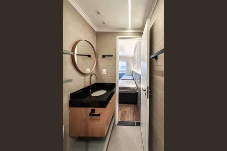 Studio à venda com 27m², 1 quarto e sem vaga Studio à venda com 27m², 1 quarto e sem vagaBanheiro