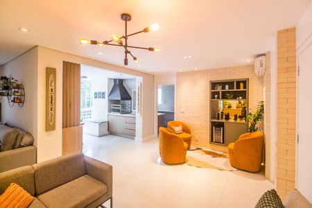 Sala  de apartamento à venda com 3 quartos, 123m² em Alphaville, Santana de Parnaíba