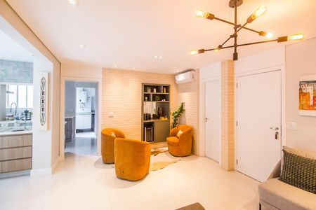 Sala  de apartamento à venda com 3 quartos, 123m² em Alphaville, Santana de Parnaíba