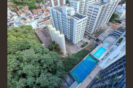 Vista da Sala de apartamento à venda com 2 quartos, 65m² em Rio Comprido, Rio de Janeiro