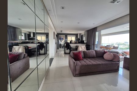 Sala de apartamento à venda com 3 quartos, 104m² em Vila Lucia Elvira, São Paulo