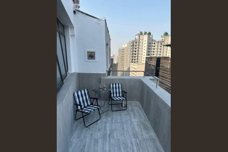 Apartamento à venda com 40m², 1 quarto e sem vagaVaranda