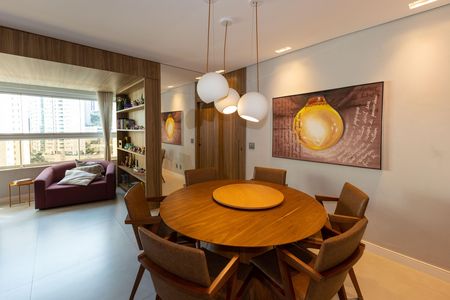 Sala de Jantar de apartamento à venda com 3 quartos, 113m² em Vila da Serra, Nova Lima