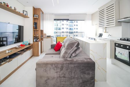 Sala de apartamento para alugar com 2 quartos, 55m² em Vila Anastácio, São Paulo