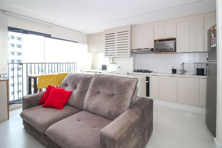 Sala de apartamento para alugar com 2 quartos, 55m² em Vila Anastácio, São Paulo