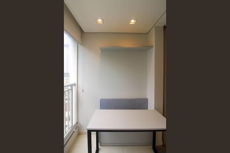 Varanda  de apartamento à venda com 1 quarto, 25m² em Vila Andrade, São Paulo