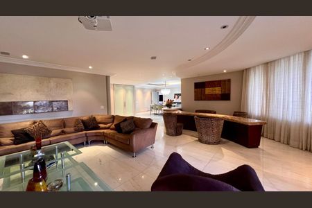 Sala de apartamento à venda com 4 quartos, 359m² em Santo Agostinho, Belo Horizonte