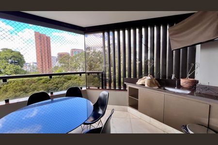 Varanda da Sala de apartamento à venda com 4 quartos, 359m² em Santo Agostinho, Belo Horizonte