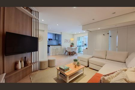 Sala de apartamento para alugar com 3 quartos, 106m² em Vila Assunção, Santo André