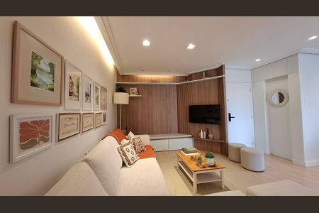 Sala de apartamento para alugar com 3 quartos, 106m² em Vila Assunção, Santo André