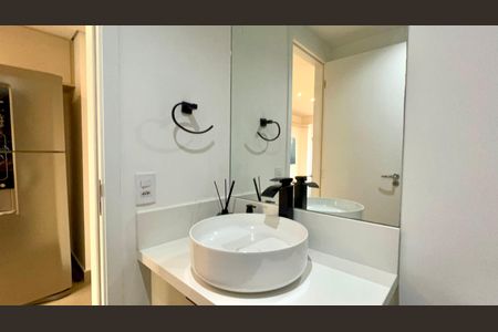 Studio para alugar com 27m², 1 quarto e sem vaga Studio para alugar com 27m², 1 quarto e sem vagaBanheiro